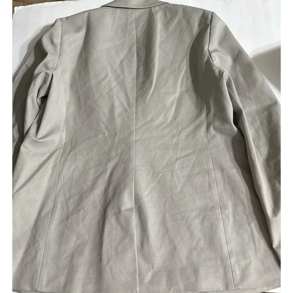J.Crew Men's Light Gray one Button Blazer (No size Tag) AS IS